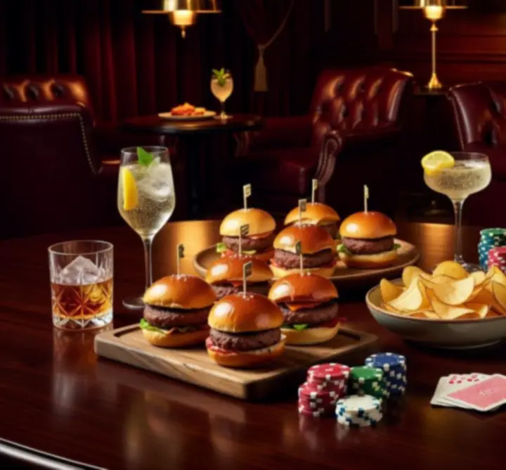 Poker Lounge snack tálak és gourmet falatok a Buda Gastro Hubban