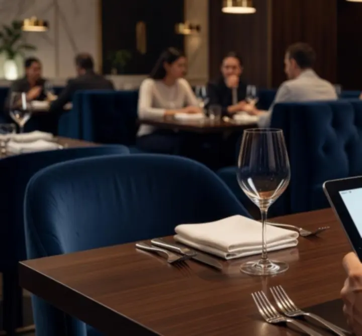 Elegáns asztalfoglalás atmoszférája a Buda Gastro Hubban